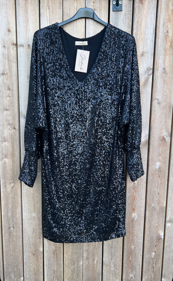 IMG_1812 Gina klänning, Svart med paljetter