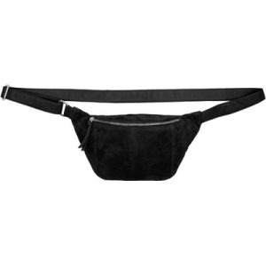 180058_Black w. Silver acc.-2 Lovis väska i Mocka, Svart (Klicka se film) Det är Brun väska i filmen men du ser modellen på väskan.