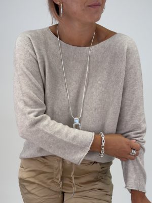 IMG_1166 Stella stickad tröja, Beige