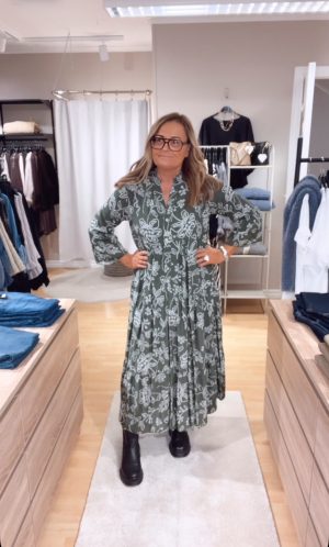 IMG_2216 Zassi dress Flower, Grön