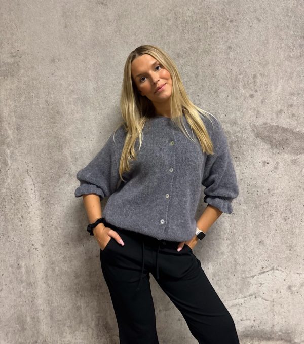 Moa gosig kofta, Grå.