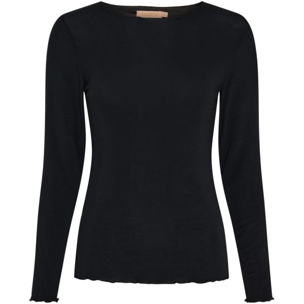 1024×1024-49a3efec8b097ee6b0ecc70a3be9ffd0 Sally Topp med rå kant, Svart