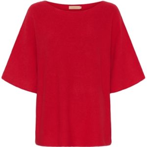 Mindy tröja med vid ärm, Röd. Åter på lager