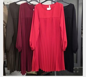 IMG_0831 Milly klänning, Röd Wine Espresso Svart.