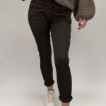 Magisk Glansig byxa, Espresso.